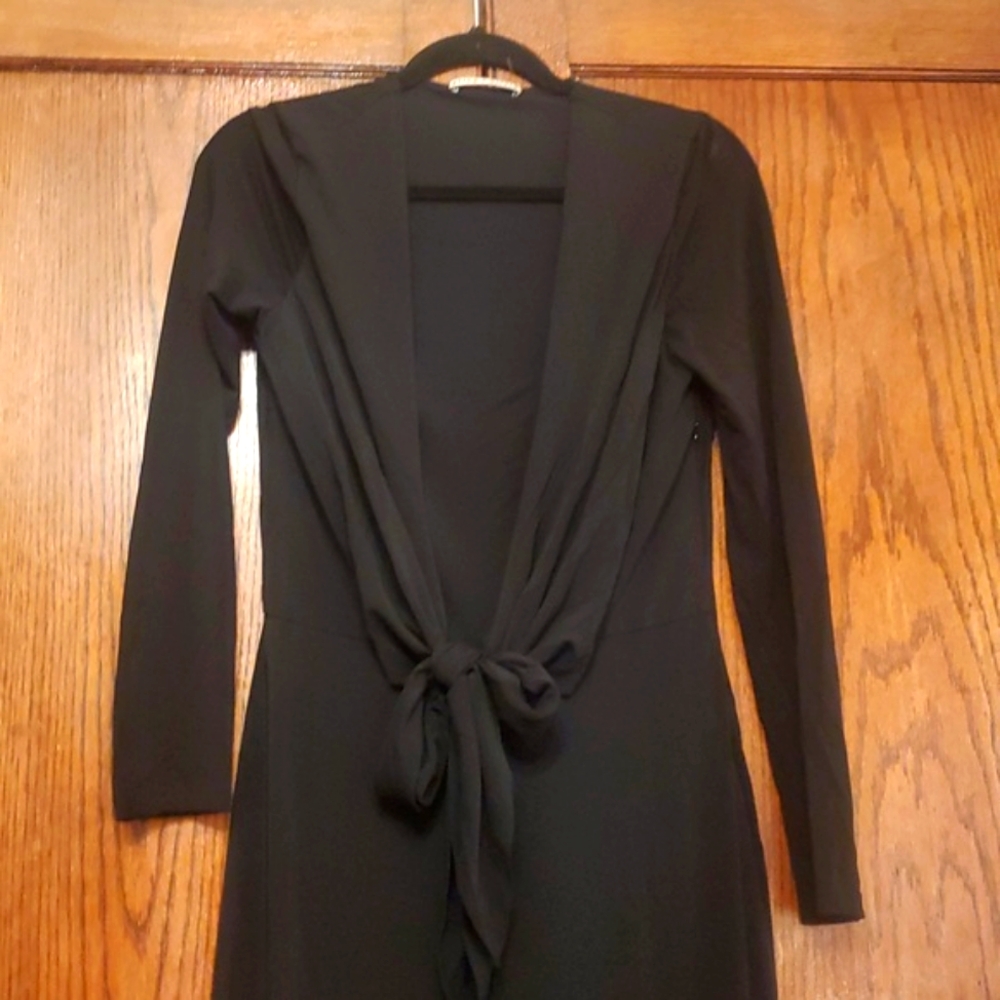 ALICE + OLIVIA SIZE MEDIUM Elegant Black Maxi Dress - Picture 2 of 16